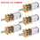 Mosiee5PCS για κινητήρα επιβράδυνσης κινητήρα μειωτήρα ταχυτήτων GA12-N20DC12V 3