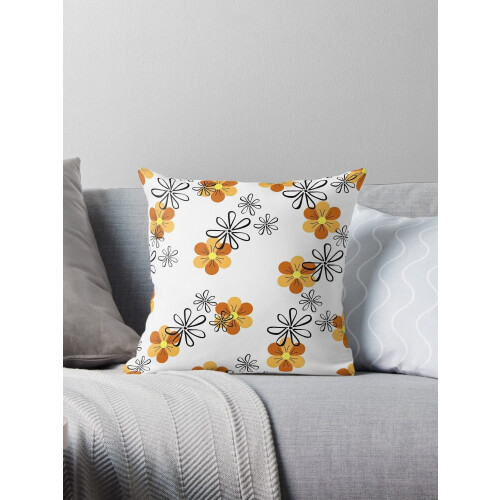 AIVO Falling Flowers Pudebetræk Pudebetræk Sofa Tosidet