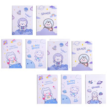 Cahier Xubond, lot de 5, format A5, couverture lignée, 20,3 x 14 cm, ligné 0,8 mm, 30 feuilles (60 pages), idéal pour les études et comme cadeau.