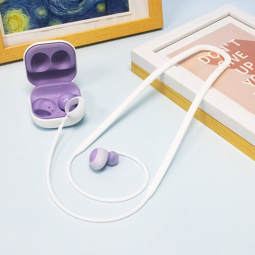 Luniquz Galaxy Buds2Strap - Μαλακό αντιολισθητικό κορδόνι αθλητισμού από σιλικόνη, 2