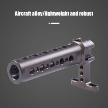 AURORA TRADE Kamerakäfiggriff, universell, anti-deflationsfähig, ergonomisch, aus Aluminiumlegierung, Kameragriff mit Blitzschuh für die Fotografie
