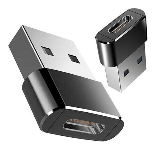 USB-adapter - USB type A (mannelijk) naar USB-C (vrouwelijk) - USB 3.1 Zwart