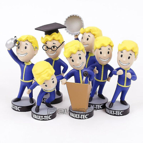 Fallout Vault Boy Bobble Head PVC Actionfigur Samlermodel Legetøj Brinquedos7Styles[HK] E Charisma 2
