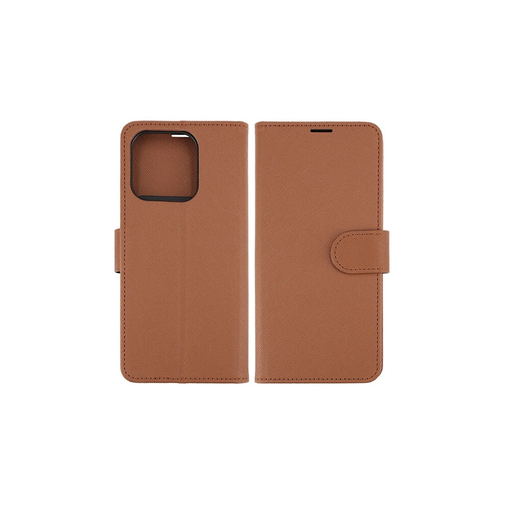 Compatible With Xiaomi Redmi 12C Wallet Case With Stand - Brown 9191629551507