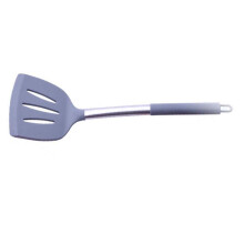 Espátula vazada de silicone fácil de limpar para cozinha. Utensílios de cozinha de silicone.