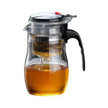 Bule de chá SHAPERME com design elegante em vidro e resistente ao calor.