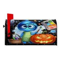 Inside Out Magnetic Mailbox Cover Garden Yard Home Decor For Outside, Decorative Outdoor Post Letter Box Wrap Decor Mail Wraps, 21x18 In
