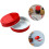 12 Pcs Mason Jar Lids Bottles Regular Child Cup Red Tinplate 6
