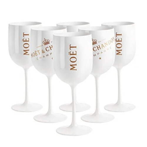 500ml Moet Ποτήρι Σαμπάνιας Πλαστικό Ακρυλικό Ποτήρι Σαμπάνιας Ποτήρι Κρασιού ΡΟΖ 6 2