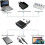 USB-adapter - USB type A (mannelijk) naar USB-C (vrouwelijk) - USB 3.1 Zwart 3
