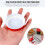 12 Pcs Mason Jar Lids Bottles Regular Child Cup Red Tinplate 5