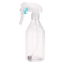 Fine Mist Spray Bottle for Hair Styling Plants and Pets, Refillable Transparent Leak Resistant
