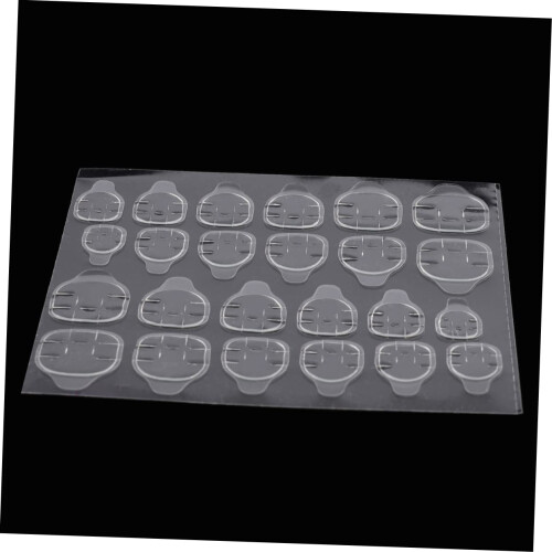 20 Sheets Nail Glue Stickers with Strong DoubleSided Adhesive Tabs for False Nails 2