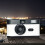 Φωτογραφική μηχανή Quinlirra Retro Built-in Flash 35mm με φιλμ και καλώδιο φόρτισης USB, ασπρόμαυρη 6