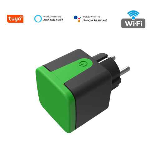 jixopn WiFi Έξυπνη πρίζα Πρίζα με οθόνη τροφοδοσίας Έξυπνο βύσμα Μίνι υποδοχή 2