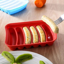 Silikone Pølseform Gør-det-selv Silikone Håndlavet Hamburger Hotdogform Genanvendelig Køkkentilbehør Gadget