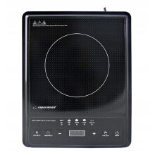 Induction hob: 5 functions, adjustable temp, safety Black