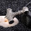 Collana vichinga Martello di Thor Mjolnir Similpelle Argento argento 4