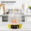 Mini Automatic Egg Incubator with Turning, Temp Control, 4 Eggs for Chicken Duck Goose Hatching 3