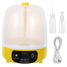 Mini Automatic Egg Incubator with Turning, Temp Control, 4 Eggs for Chicken Duck Goose Hatching