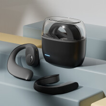 Txmfgh Uudet Bluetooth 5.3 -korvakuulokkeet, ei-korvaan asennettavat, puhelumelun vaimentimella, suuntaavalla äänellä, pitkällä kantamalla,