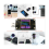 A3USB Tester Χρώμα Type-C Ψηφιακό βολτόμετρο Μετρητής ρεύματος Ανιχνευτής αμπερόμετρου 5