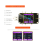 A3USB Tester Χρώμα Type-C Ψηφιακό βολτόμετρο Μετρητής ρεύματος Ανιχνευτής αμπερόμετρου 6
