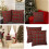 Conjunto de 2 capas de almofada decorativas de Natal xadrez vermelho, 45 cm (18 polegadas). 1