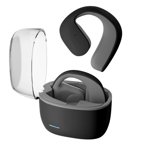 Txmfgh Νέα ακουστικά Bluetooth5.3 που κρέμονται στο αυτί, χωρίς ενσωματωμένα ακουστικά με 2