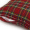 Conjunto de 2 capas de almofada decorativas de Natal xadrez vermelho, 45 cm (18 polegadas). 4