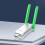 Κάρτα ασύρματου δικτύου Quinlirra USB, WiFi6 1400M, συμβατή με επιτραπέζιους και φορητούς 1