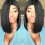 YHAIOGS συμβατό με Motown Tress Wigs Γυναικεία Μόδα Περούκα Μαύρη Συνθετική Μαλλιά Μακριές 3