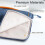 Capa para laptop compatível com MacBook Air/Pro de 13,3 polegadas, MacBook Pro 2021M1 de 14 polegadas e notebooks de 13 a 13,6 polegadas. À prova 4