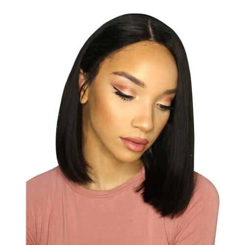 YHAIOGS συμβατό με Motown Tress Wigs Γυναικεία Μόδα Περούκα Μαύρη Συνθετική Μαλλιά Μακριές
