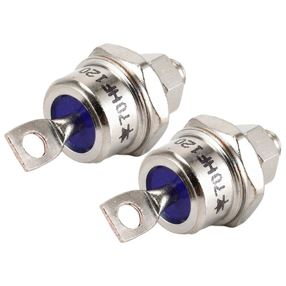 Minxio 2Pc 85A/40A/25A 1200V Positive Cathode/Negative Anode Stud Mount Diode Rectifier,70Hf120 9004841006796