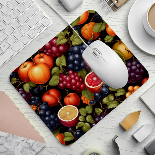 Mouse Pad με φύλλα κολοκύθας σε σχήμα R για την Ημέρα των Ευχαριστιών 8,3'' x 9,8'', 1