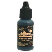 Ranger Tim Holtz Adirondack Alcohol Ink Pitch Black 1 Pack of 3 Piece