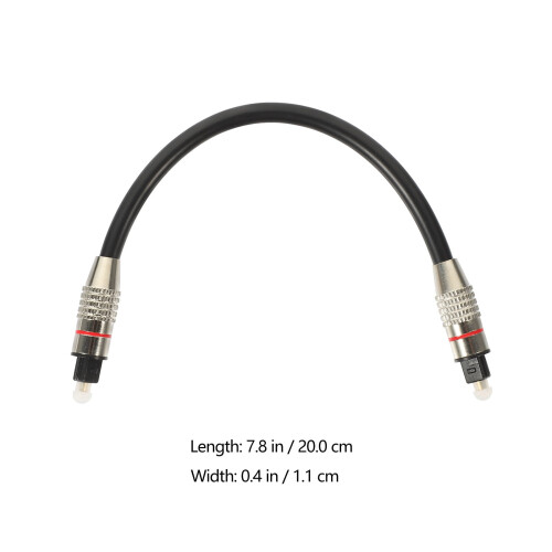 Optical Audio Cable 0.2m Tv Optical Audio Cable Digital Audio Optical Cable 2