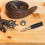 Belt Punch Leather Tools Hole Puncher for Black Handle Metal 6