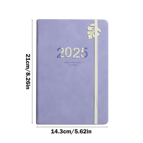 Blateno2025Εβδομαδιαίο Ημερολόγιο Τσέπης - Εβδομαδιαίος Σχεδιαστής με Σημειωματάριο, 2