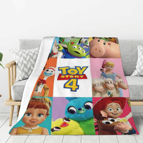 Μαλακή και άνετη κουβέρτα Toy Story, βελούδινη, ελαφριά, ζεστή, βελούδινη κουβέρτα και 2