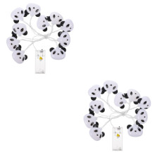 Decor2Sets Ünnepi fény Dekoratív LED óriáspanda fényfüzér Esküvői Beltéri Műanyag Gyermek