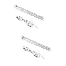 Eease 2pcs Black Light UV Bar Black Light LED Fluorescent Lamp USB Stage Party Light