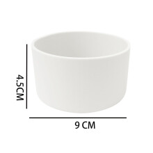 Couvercle de tasse KERISTY 7,5/9 cm, couvercle de pot de rangement en silicone, fond en caoutchouc, universel, 32-40 oz