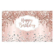 Banner - 180x120cm Fondo para cumpleaños Fondo para mujeres