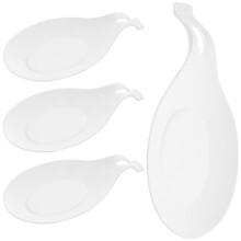 Lot de 4 supports de rangement pour cuillères en silicone résistant, accessoires de cuisine