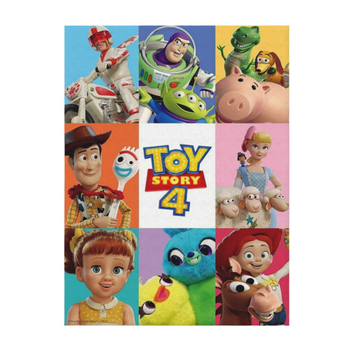 Μαλακή και άνετη κουβέρτα Toy Story, βελούδινη, ελαφριά, ζεστή, βελούδινη κουβέρτα και