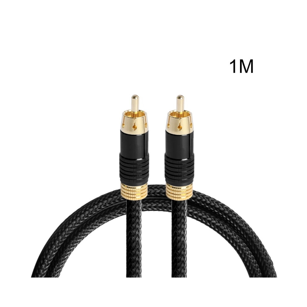 Xisaok Rca Subwoofer Cable Digital Coaxial Audio Cable 1 Rca To 1 Rca Audio/Video Cable For Home Theater, Sound Bar, Tv 9340258925801
