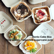 maxiaoxia Boîtes à bento jetables pour gâteaux et goûters (10 boîtes réutilisables) pour l'école, le travail, etc.