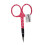 3 3/4 Inch Pink Blossoms Embroidery Scissors 1